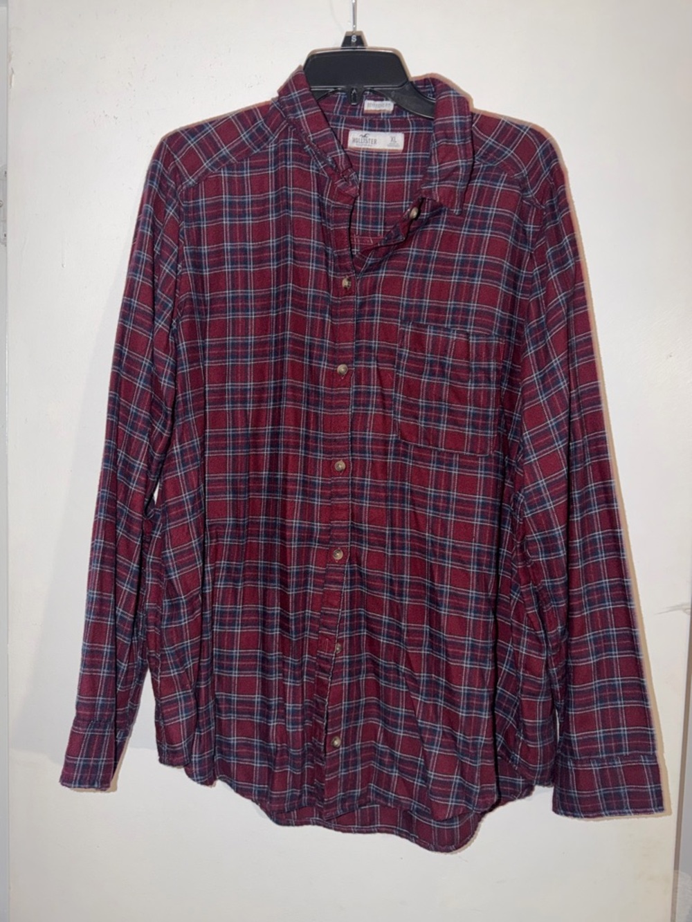 Hollister boyfriend fit flannel
